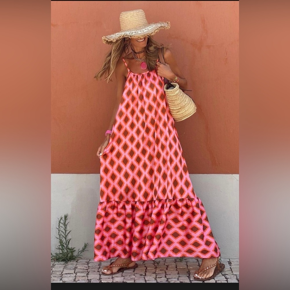 Madison Avenue Sophia Boho dress. NWOT. Size L